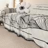 Chenille Sofa Cover Towel Summer Sofa Cushion Full Cover Towel Multi-Functional Non-Slip Living Room Sofa Cushion Four Seasons Universal