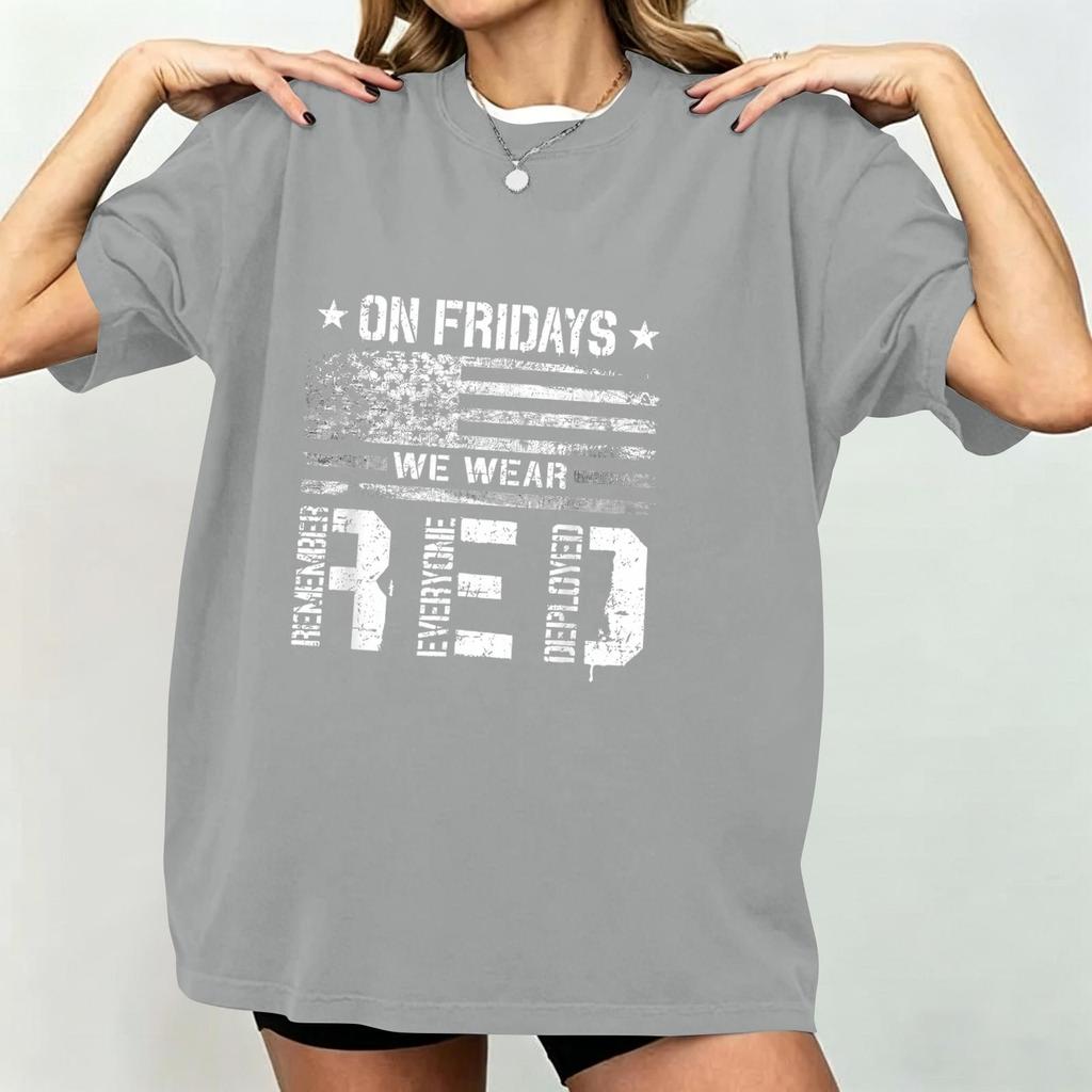 Women's Casual Short Sleeve T Shirt Loose Fit Crew Neck Graphic Tee Lightweight Comfortable Everyday Wear