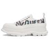 Alexander McQueen Tread Slick Low Lace Up White Grafitti 711108WIATC9583