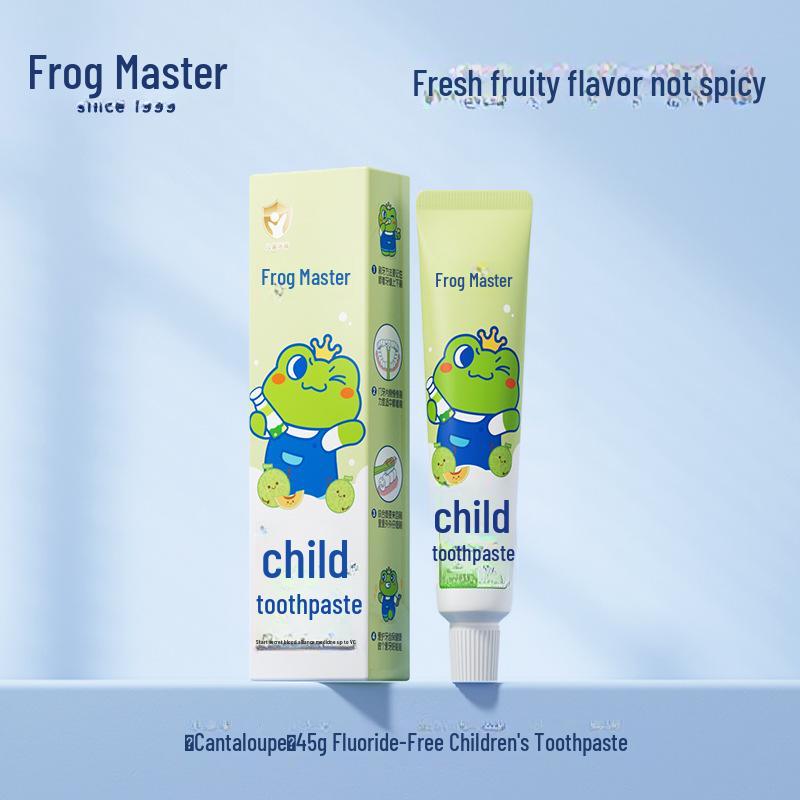 Frog Prince Aiyaxing Children's Wheat Grain Soft Baby Toothbrush