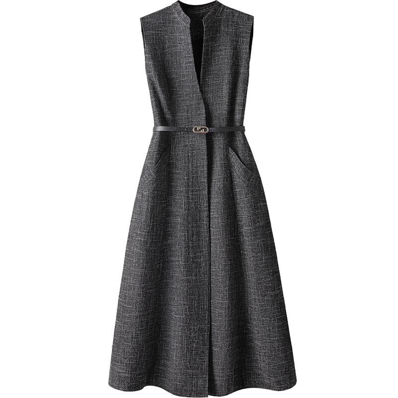 

Women s Elegant Sleeveless Midi Dress M