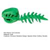 Accessori Pet Trick or Treat Costume Scheletro di Dinosauro Gatto, Outfit con Cappuccio Peluche, Costume Carino Spaventoso Leggero per Gattini Abbigliamento Halloween per Gattini