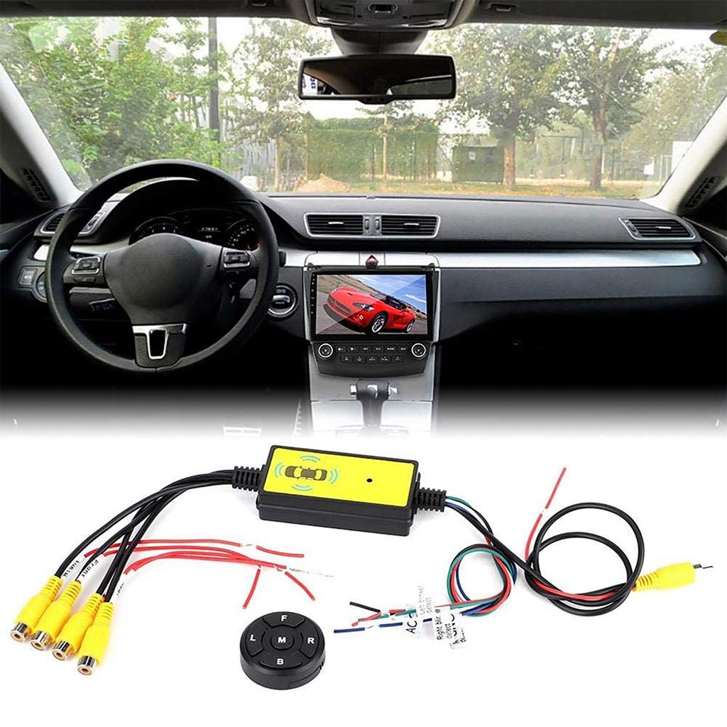 Universal Compatibility Waterproof Car Camera Converter Reversing Adapter With Advanced Night Visibility For New Drivers