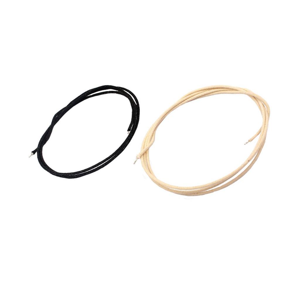 2pcs 3.3 Feet Length Cloth-Covered Guitar Wire 22 AWG Guitar Accessories Guitar Restoration