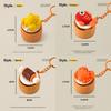 Cartoon Calming Keychain Keys Pizza Egg Foods Clicker Key Chain  Children Adults