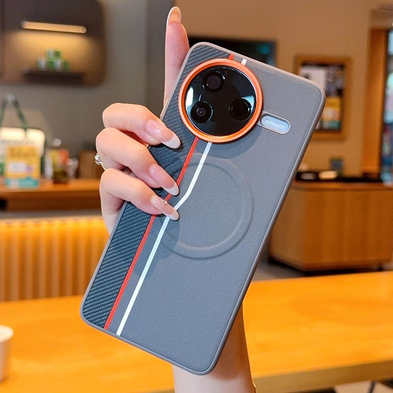 

For Xiaomi POCO F7 Ultra F7 Pro Case Magnetic PU Leather Colored Splicing Ultra-thin Protective Cover for Poco F 7 Pro Poco F7 Pro