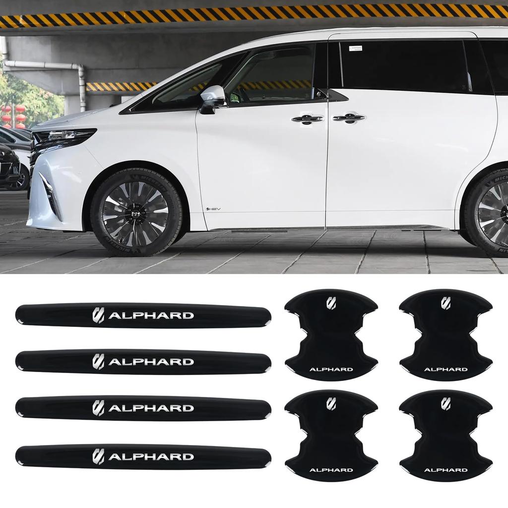UmeMart Door Handle Protector for Alphard 40 Series, Set of