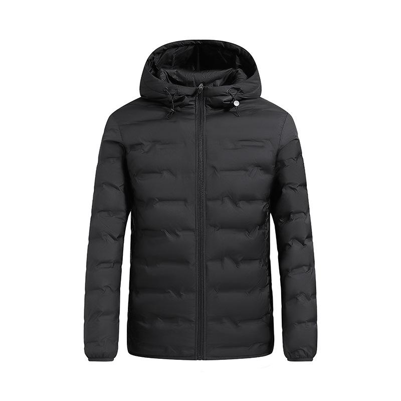Men's White Duck Down Jacket Warm Thick Windproof Puffer Jacket Winter Men Hooded Waterproof  Parka