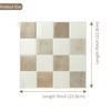 10pcs Peel and Stick Tiles Home Wall DIY Vinyl Wallpaper Modern Style Wall Stickers Durable Pet Material Tile Decals