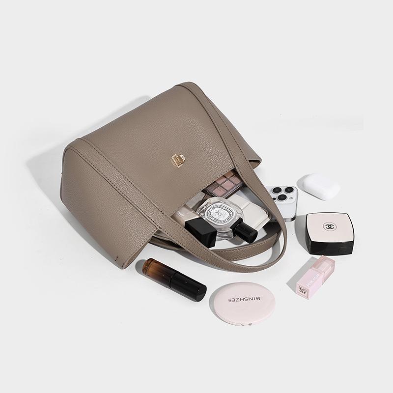 High Sense Große Tragetaschen 2025 Neue Handtasche Mode Gemüsekorb Tasche Schulter Tragbar Umhängetasche