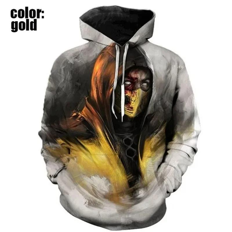 Mortal Kombat 11 Game Hoodies Hot Sell Men Clothing Cool Design 3D Printed Hoodie Women Pullover Harajuku Fashion Y2k Tops Hoody