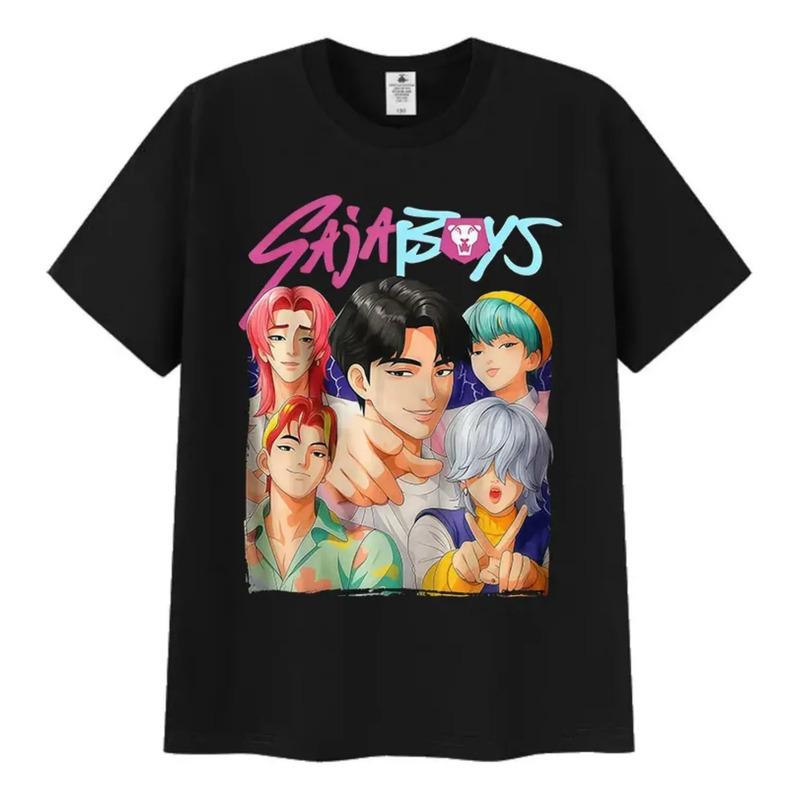Camisetas Estampadas K-pop Saja Boys Demon Hunters Movies 20 S разноцветный