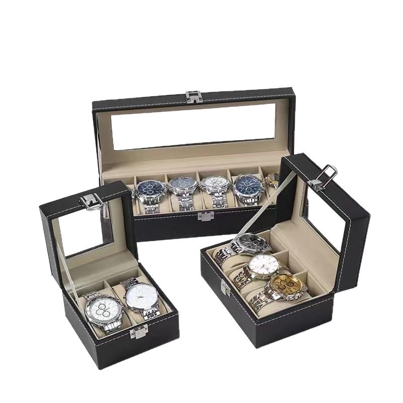 PU Leather Watch Display and Storage Box
