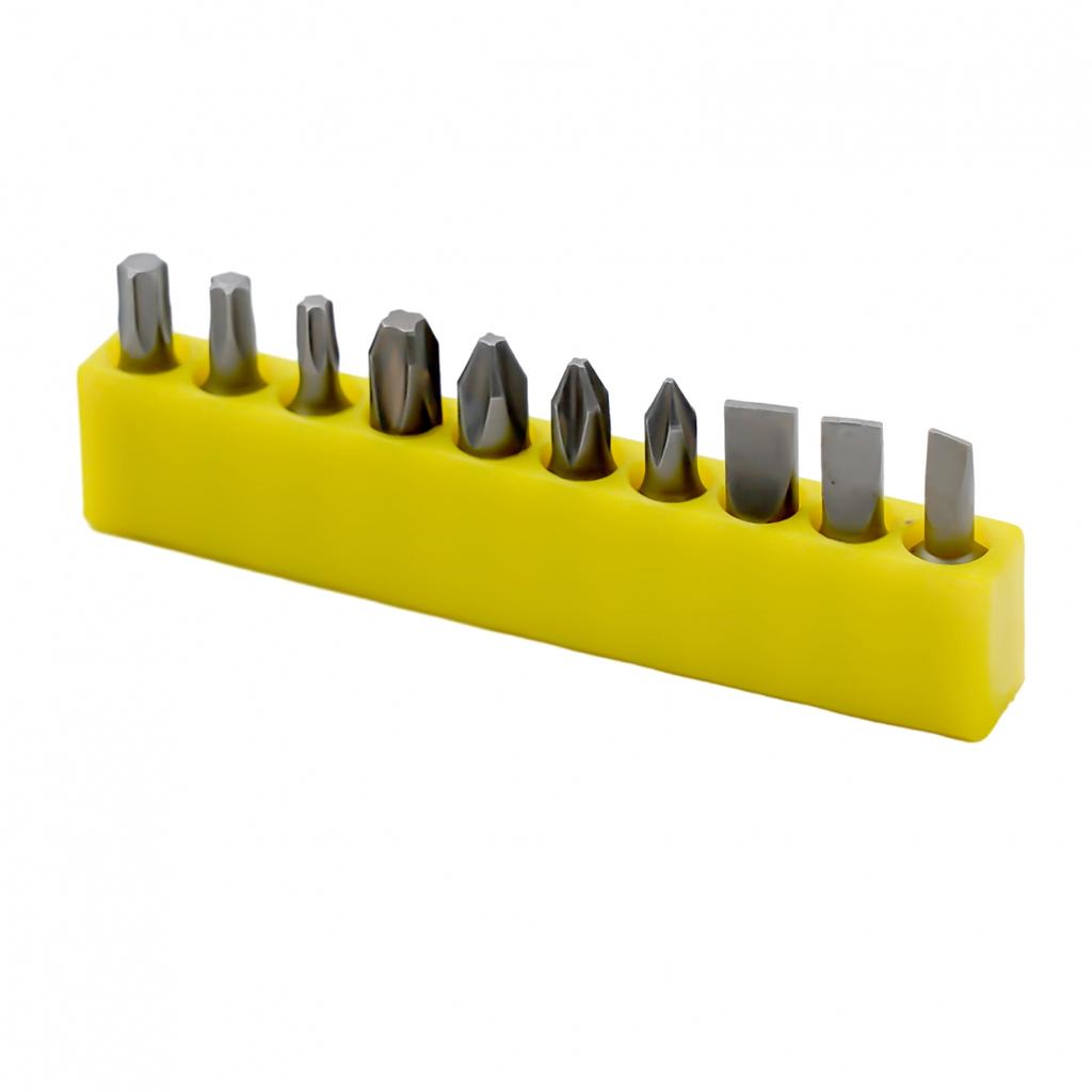 10Pcs/set Screwdriver Bit Wrench Tool Nutdrivers 6.35mm Metal