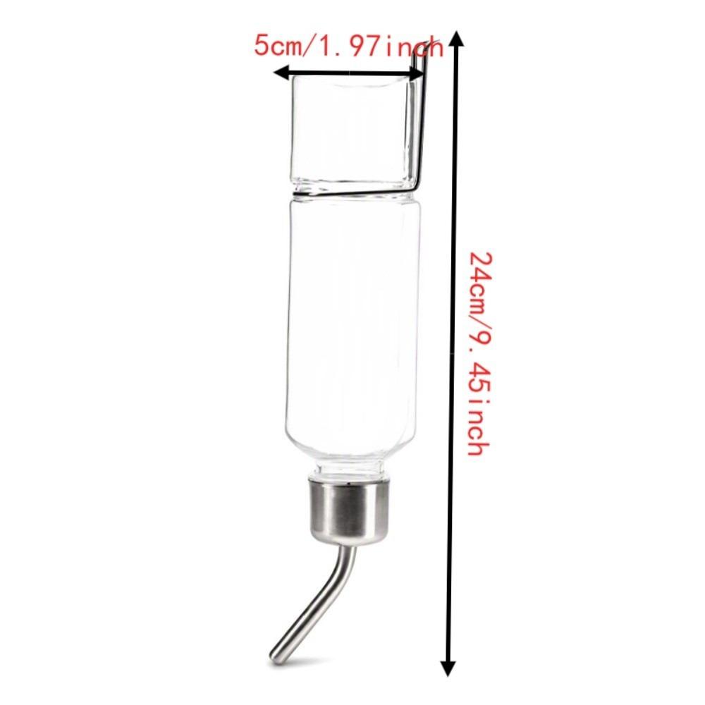 No-Drip Design Pet Water Bottle Hanging Type Automatic Pet Feeder For Small Pets