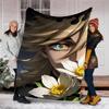 1pc douma2 Theme Blanket - Digital Print, Polyester, Cozy for All Seasons, Perfect for Outdoor, and Travel