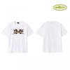 CORT Alcatraz Basic Short Sleeve T-Shirt Phantom Letter Print Couple Streetwear Teens