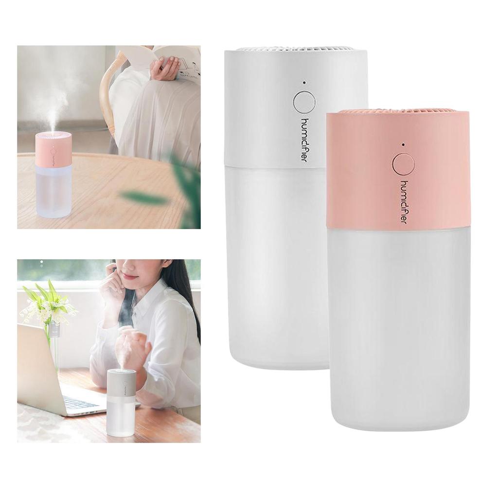 USB Humidifier, 300ml Mini Portable Humidifier, Air Humidifier with Light, Color Changing, Suitable for Home, , Car