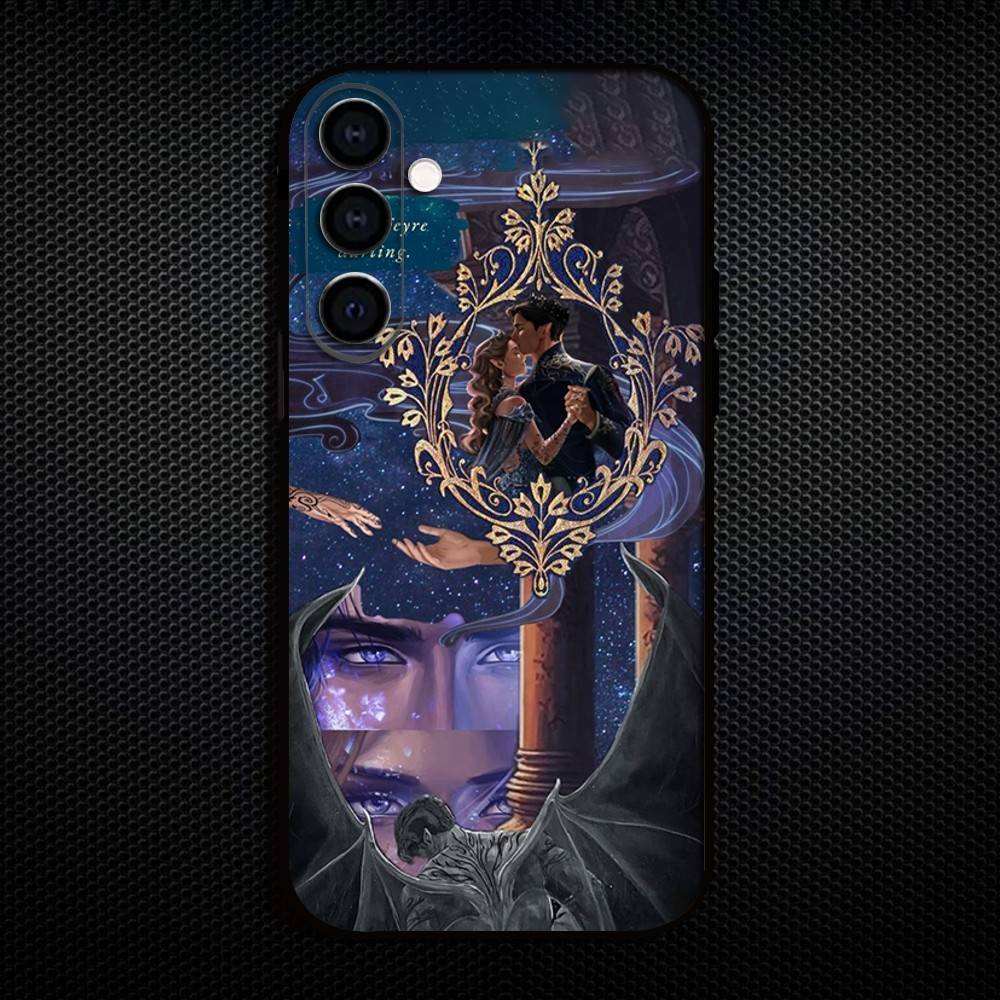 Acotar A Court Of Mist And Fury Phone Case For Samsung Galaxy A73,A72,A71,A70,A53,A52,A51,Others Soft Black Shell