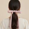 Korean Fashion Bow Hair Ties Effortlessly Chic Slim Ribbon Ponytail Holder Elegant Hair Elastic Cute Daily Hair Accessories Gift