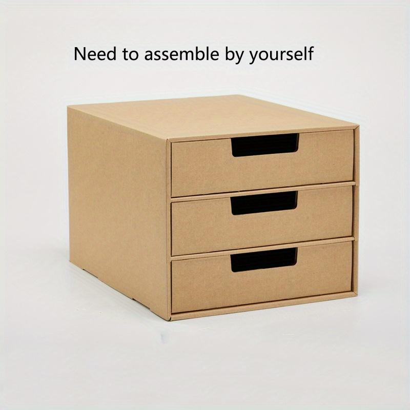 

1 шт. Трехъярусный ящик для хранения офисных файлов, канцелярских принадлежностей, журналов и файлов. Высококачественный органайзер для хранения ящиков. Low