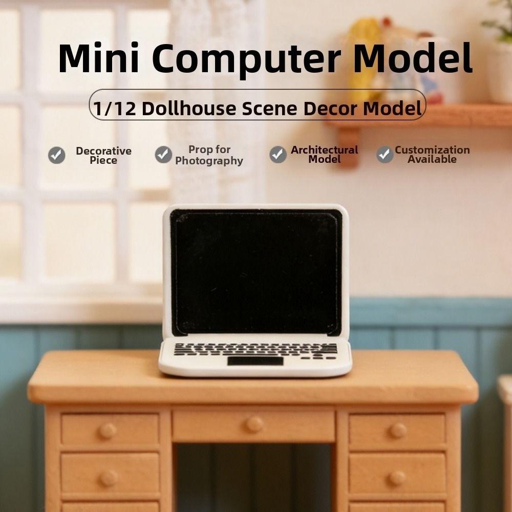 Mini Coffee Table Chairs 1/12 Simulation Furniture Model Toys Doll House Decoration Accessories