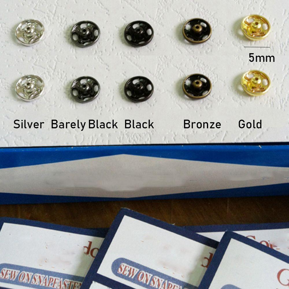 10/24 szt. Akcesoria Niewidoczne Zatrzaski Domki dla Lalek Miniaturowe Mini Guziki Metalowe Klamry DIY Ubrania Odzież Szycie Klamra