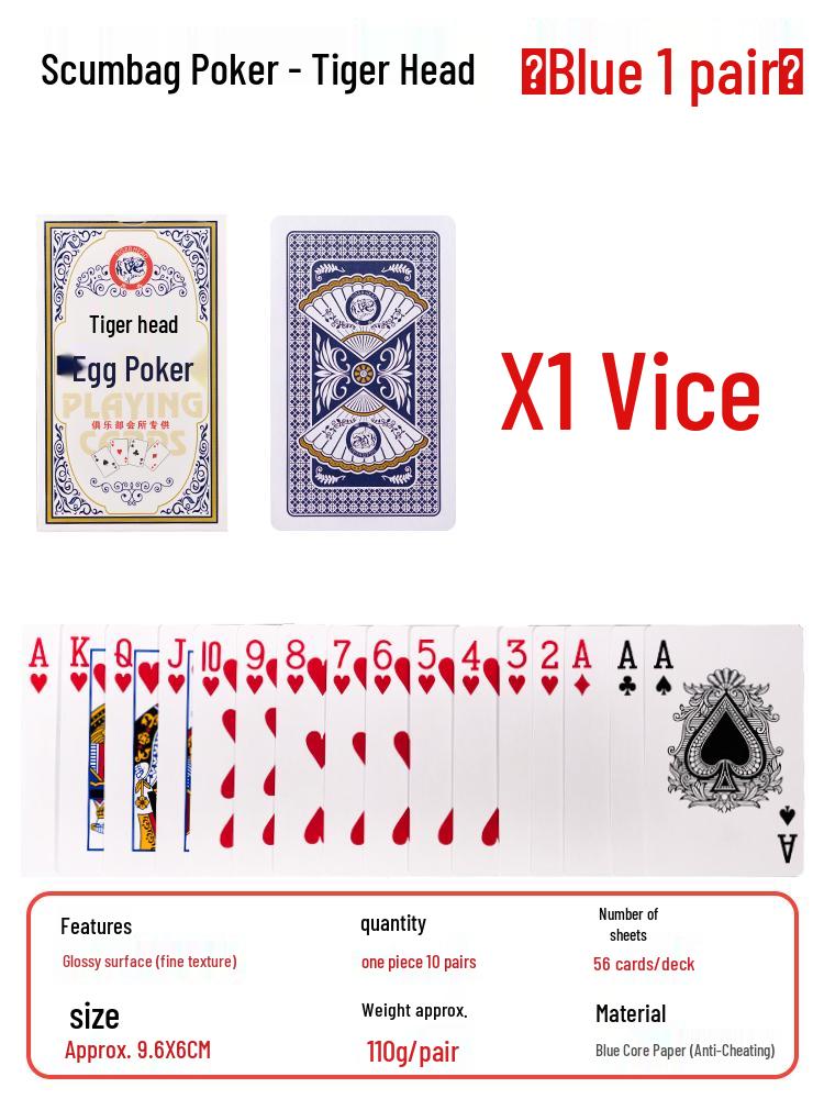 Durable Guandan Scorekeeper Tin Box with Playing Cards