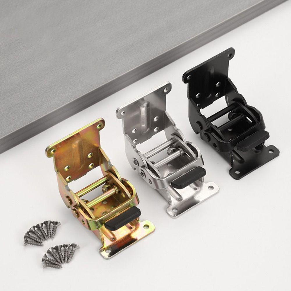 180 Degree Foldable Industrial Locking Hinges High Load Capacity With Screws Self Lock Hinges Iron Material Dampening Hinge