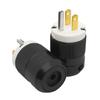 US Industrial Plugs 15A 125V Suitable for Home Office Workshop Applications Efficients Energy Transfer   Usage
