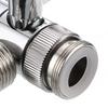 Adaptateur Robinet 3 Voies Anti-Fuite Séparateur d'Eau Robinet Valve Diviseur de Robinet Facile à Installer pour Douche/Évier/Lavabo