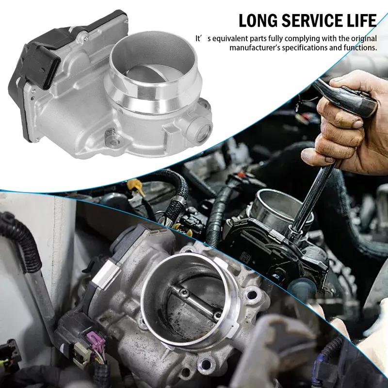 13547806231 Throttle Body Compatible with E90 E91 E92 E93 F10 F11 Throttle Body Suitable for 7 Series F01 F02 F03 F04 X5 X6