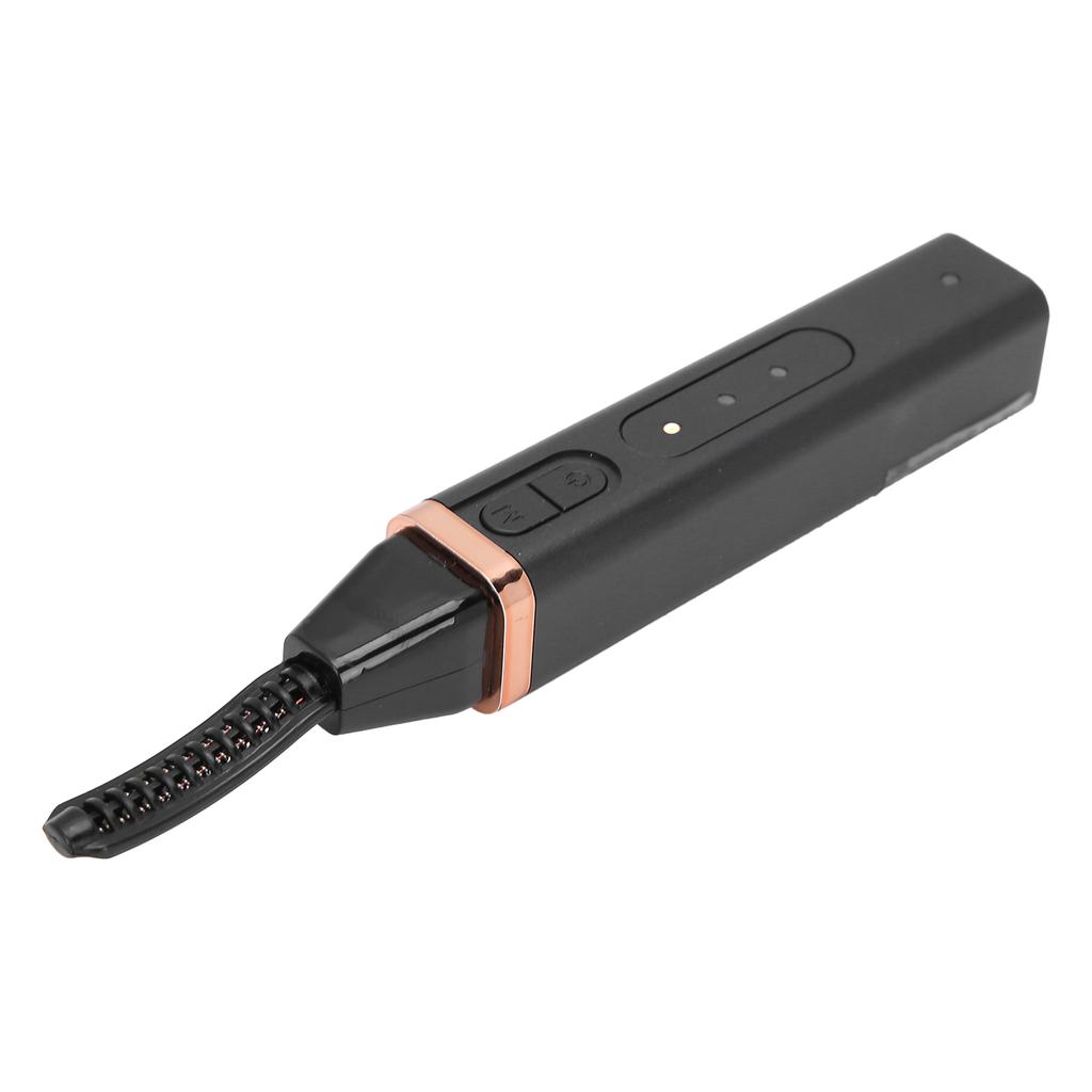 Rechargeable Electric Eyelash Curler Fast Heating Long Lasting Eyelash Curling ToolBlack