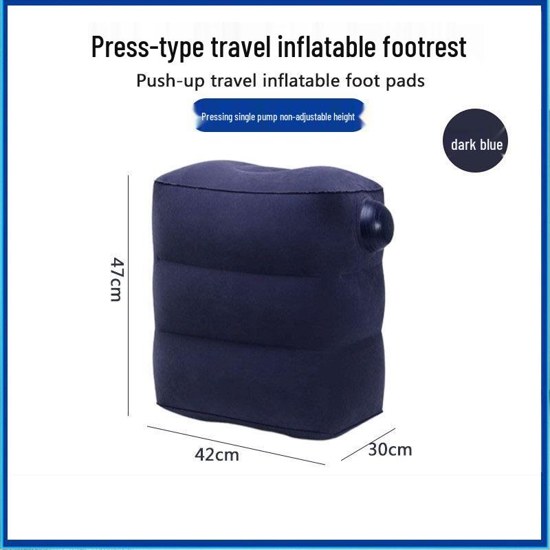 Two-Layer Portable Inflatable Footrest Mat for Yoga & Travel