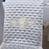 European Style Minimalist Embroidered Dining Table Fabric Mibai Lace Edge Tablecloth Elastic Chair Cover Non Slip Dining Chair Integrated Covers