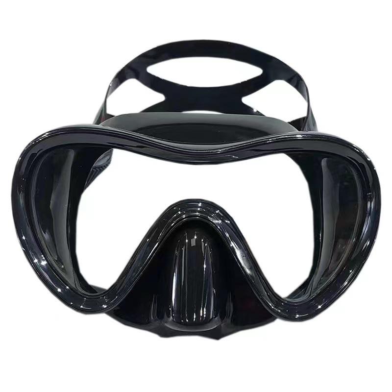 Adult Large Frame Silicone Diving and Snorkeling Goggles