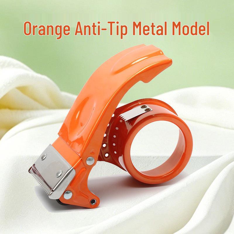 Durable Iron Tape Dispenser: Enhanced Metal Cutter for Box Sealing