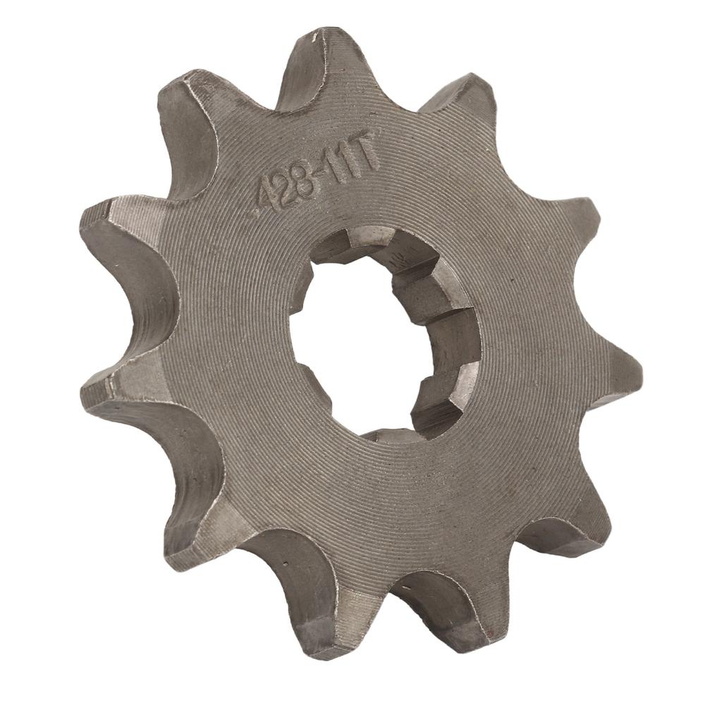 428 11T 17mm pastorek na kolo z uhlíkové oceli, snadno instalovatelný, robustní, univerzální, hnací převod motoru pro