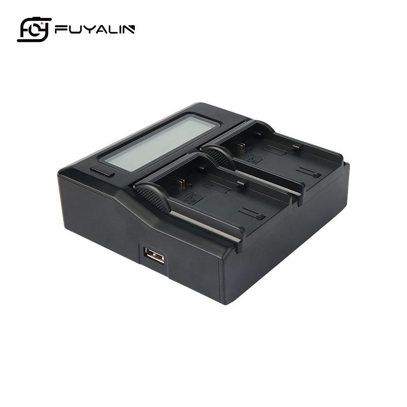 Fuyalin LPE6 Charger for Canon 6D, 80D, 5D2, 5D3, 6D2, 7D2, 90D, 5DSR.