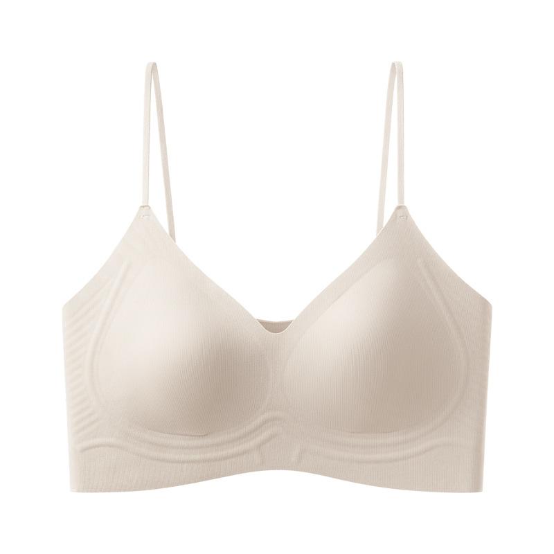 

Бесшовный потертый кроличий ушной бюстгальтер, для большой груди, тонкий и легкий тональный крем с гиалуроновой кислотой 10A, антибактериальный бюстгальтер на бретелях, красивое нижнее белье для спины M