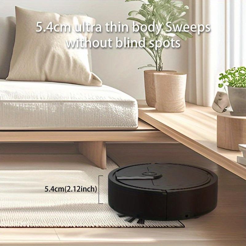 Fully Automatic Super Mini Sweeping Robot Sweep Vacuum Mopping Mini Cleaner, Intelligent 3 In1 Rechargeable Sweeper Robot Vacuum