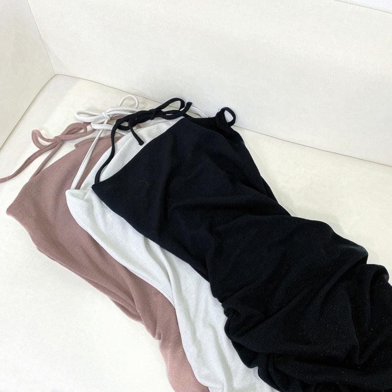 Rochie pliată cu șold pentru femei, subțire, simplă, elegantă, interior, rochie scurtă