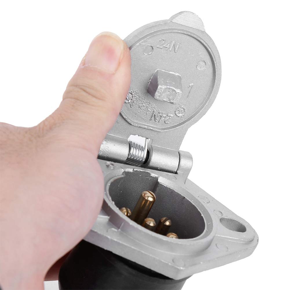 Trailer Connector, 7 Pole To 7 Pole Trailer Connector, 7 Flat - 7