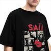 Vintage Saw Jigsaw Game Over Men Women's T Shirts Merch Humor Tees T-Shirt Cotton Plus Size Clothes