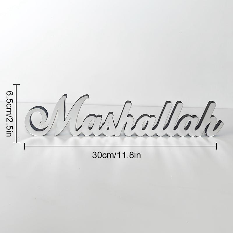 Ramadan Bismillah Akryl Trepynt Eid Mubarak Hjemmedekorasjon Islamske Muslimske Festartikler Alhamdulillah Mashallah 2025