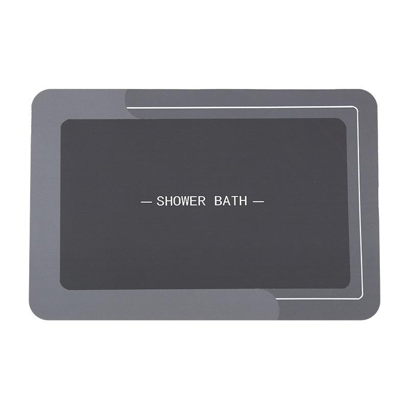 Nordic Minimalist Style Kitchen Floor Mat Bathroom Bathroom Door Mat Entry Door Mat Resistant To Dirty Diatom Mud Foot Mat