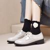 Mary Janes Shoes Woman  Trend British Style Oxfords Mouth Black Flats Casual Female shoes Ladies Footwear Loafers women