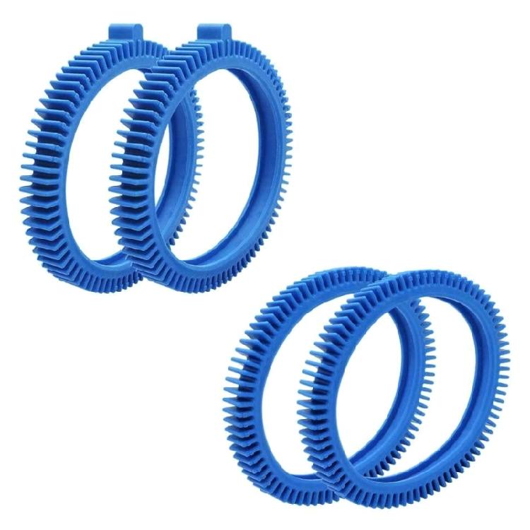 2 Pieces Hump Style Tires For Automatic Pool Cleaners Increases Coverage And Prevents Obstruction