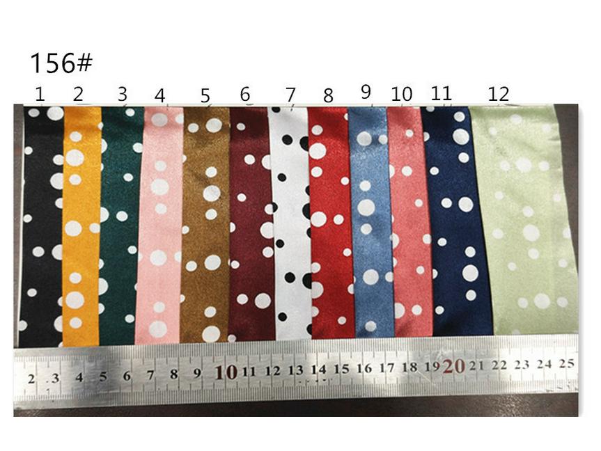 Satin-Stoff mit Tupfenmuster für Kleidung, Kleiderfutter, Homewear und Kopfbedeckungen