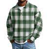 Men Casual Button Down Shirt Golf Pullover V Neck Stand Collar Fashion Fall Sweatshirt